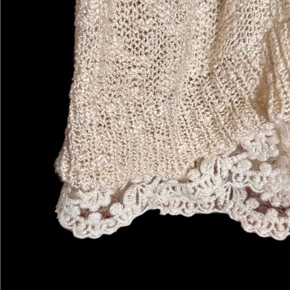 Rue21 Cream Knit Cardigan with Lace Detail - Picture 5 of 5